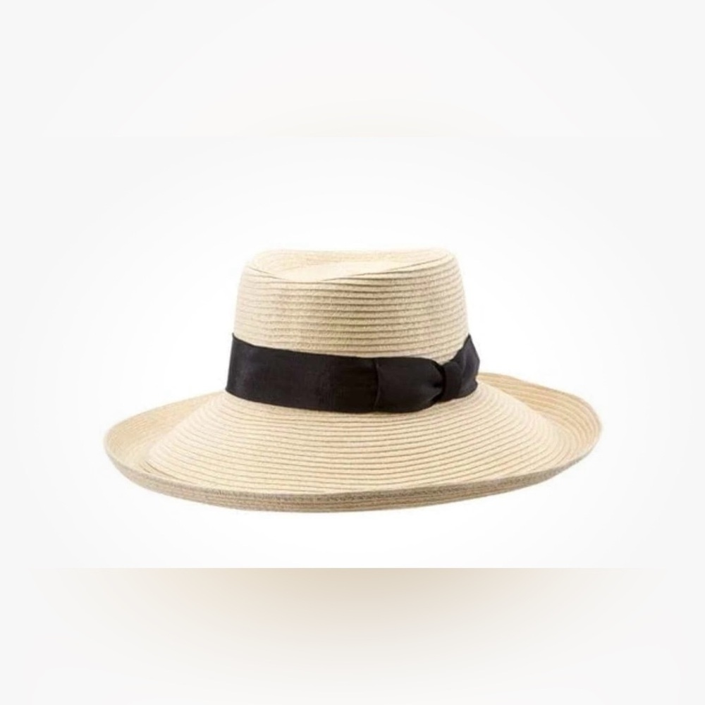 Gottex Beige and Black Women's Sun Hat - UPF 50+